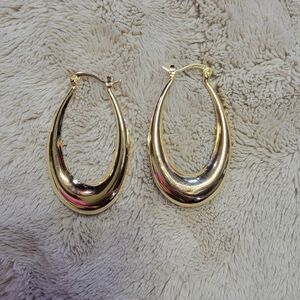 Elegant Gold Hoop Earrings